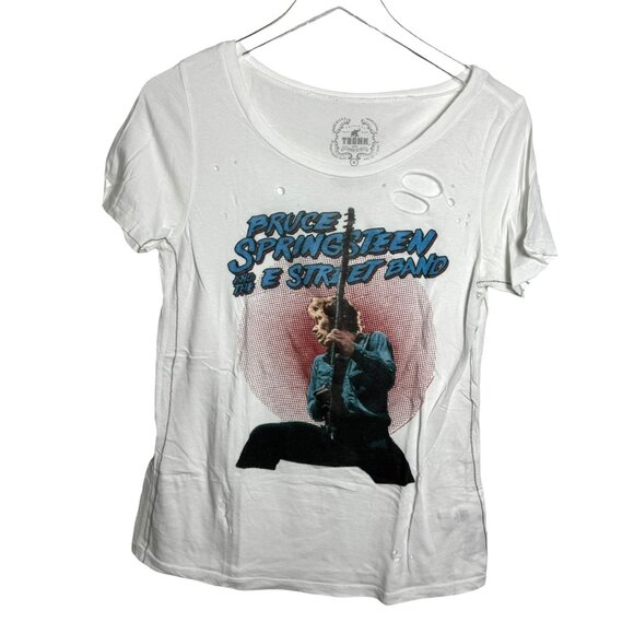 Bruce Springsteen Trunk Ltd limited edition white t-shirt womens size Medium USA - Picture 8 of 8